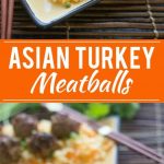 Esta receta asiática de albóndigas de pavo con arroz de zanahoria es una cena rápida, deliciosa y saludable para los días de semana ocupados.