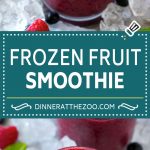 Batido de frutas congeladas |  Batido de bayas |  Batido saludable #fruta #smoothie #drink #dinneratthezoo