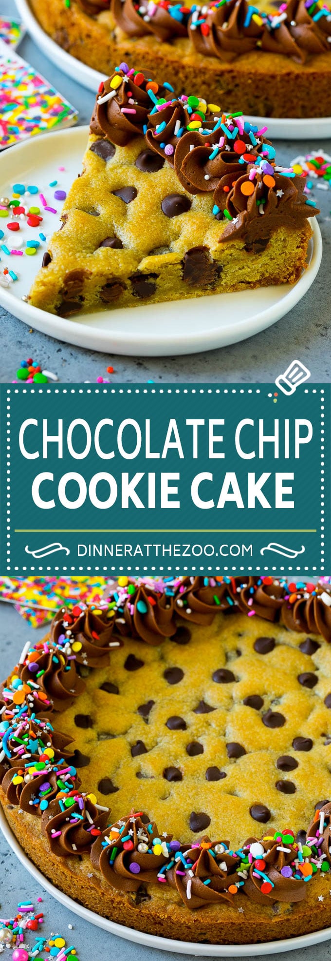 Receta de pastel de galletas |  Pastel de chocolate con chispas de chocolate #cookies #cake #chocolate #postre #Cazuelas online#prinkles