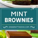 Receta de brownie de menta | Brownies en capas | Brownies helados #brownies #chocolate #frosting #mint #postre #dinneratthezoo
