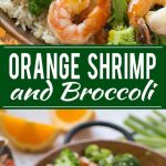 Estos camarones de naranja con brócoli con ajo y arroz frito con sésamo son la comida rápida y fácil perfecta para una velada ajetreada o divertida.  ANUNCIO