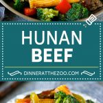 Receta de carne de vacuno de Hunan |  Ternera salteada #beef #stirfry # dinner #brócoli #dinneratthezoo