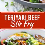 Esta receta de carne teriyaki salteada consiste en tiernas rebanadas de carne salteadas con una variedad de vegetales coloridos, todo cubierto con una salsa teriyaki casera rápida y fácil.
