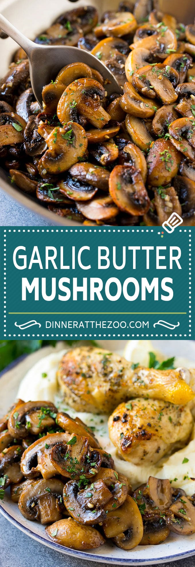 Receta de champiñones salteados |  Hongos en mantequilla de ajo |  Champiñones a la parrilla # champiñones # ajo # mantequilla # lowcarb #keto # Sidedish #dinner #dinneratthezoo