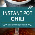 Receta Instantánea de Ají |  Chile en la olla a presión |  Chile de ternera |  Beef and Bean Chili #chili #beef #beans #instantpot #pressurecooker #dinner #soup #dinneratthezoo