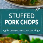 Receta de chuletas de cerdo rellenas |  Receta de costillas de cerdo deshuesadas |  Costillas de cerdo italianas # cerdo # chuletas de cerdo #queso # lowcarb #diner #dinneratthezoo