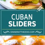 Receta de slider cubano |  Receta de Sandwich Cubano |  Slide Sandwiches |  Mini sándwiches de jamón y queso