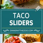 Receta de tacos deslizantes | Sándwiches de carne | Easy Slider Sandwiches #sandwich #taco #beef #cheese #snack #appetizer #dinneratthezoo