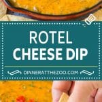 Receta Rotel Dip | Salsa de queso mexicano | Salsa de ternera y queso | Velveeta Dip #dip #aperitivo #hamburguesa #tomates #queso #dinneratthezoo