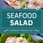 Receta de ensalada de mariscos |  Receta de ensalada de camarones |  Ensalada de cangrejo # ensalada # camarones # cangrejo # mariscos # almuerzo # carbohidratos # cena #dineratthezoo