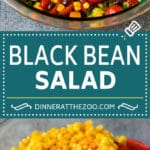 Receta de ensalada de frijoles negros # frijoles # frijoles negros # ensalada # saludable #Cazuelas online# aguacate