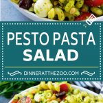 Ensalada de pasta con pesto |  Ensalada de pasta italiana |  Ensalada de pasta fácil #pasta #insalata #pesto #olives #tomatoes #dinneratthezoo