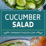 Receta de ensalada de pepino |  Ensalada de pepino con eneldo |  Receta de pepino # pepinos # ensalada #gluten #sidedish #dinneratthezoo