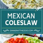 Receta de ensalada de repollo mexicano |  Ensalada de col del suroeste |  Ensalada De Col Fácil # Ensalada De Coles #Comida Mexicana # Ensalada #dinneratthezoo