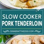 Receta de filete de cerdo en olla de cocción lenta |  Filete de cerdo en cazuela de barro |  Filete de cerdo fácil #slowcooker #crockpot #pork #dinner #dinneratthezoo