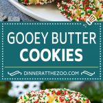 Receta de galleta de mantequilla pegajosa |  Galletas de pastel |  Espolvorear con galletas |  Galletas de Navidad #Galletas #Mantequilla #prinkles #Navidad #postre # Hornear #dinneratthezoo