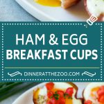 Receta de taza de jamón y huevo |  Desayuno bajo en carbohidratos |  Jamón y huevos #ham #huevos # lowcarb #desayunos #dinneratthezoo