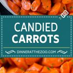 Receta de zanahorias confitadas |  Guarnición de zanahoria |  Zanahorias con azúcar moreno |  Zanahorias Glaseadas