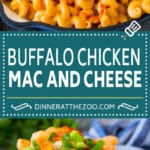 Receta de macarrones con queso y pollo Buffalo |  Macarrones con queso picantes #Pollo #pollo búfalo #macandcheese #queso # cena # pasta #dinneratthezoo