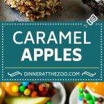Receta de manzana caramelizada |  Manzanas remojadas |  Postre de manzana #manzanas #caramelo #chocolate #postre # otoño #dinneratthezoo