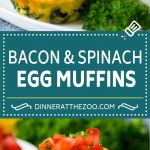 Receta de muffin de huevo | Desayuno bajo en carbohidratos | Preparar la comida del desayuno # huevos # bajos en carbones # keto # espinacas #queso #mealprep #desayunos #dinneratthezoo
