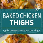 Estas piernas de pollo al horno se cubren con aceite de oliva, ajo y hierbas, luego se asan en el horno hasta que estén doradas.