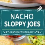 Receta de Nacho Sloppy Joes |  Receta de carne picada |  Easy Sloppy Joes # carne de res #nachos # queso # picante # sándwich # cena #dinneratthezoo