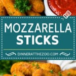Receta de palitos de mozzarella # queso # aperitivo #dinneratthezoo