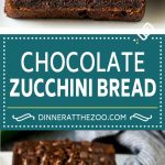 Receta de pan de calabacín y chocolate |  Pan de calabacín #pan # calabacín #chocolate #supply #postre #dinneratthezoo