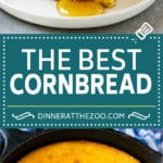 Receta de pan de maíz con miel |  Pan de maíz con suero de leche |  Pan de maíz fácil |  Pan de maíz casero # maíz # pan de maíz # pan # guarnición #dinneratthezoo