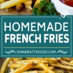 Receta casera de papas fritas #patate #fries # dinner #dinneratthezoo