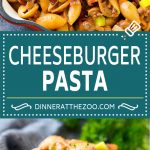 Hamburguesa de pasta con queso |  Masa de hamburguesa |  Pasta de carne molida # hamburguesa con queso # tocino # pasta #dinneratthezoo