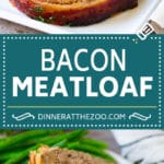 Receta de tocino envuelto en pastel de carne |  Carne de res #pollettone #beef #groundbeef #bacon #diner #dinneratthezoo