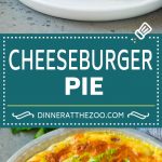 Receta de pastel de hamburguesa con queso |  Cazuela De Hamburguesa Con Queso |  Receta de carne picada # hamburguesa con queso # carne de res # tocino #queso # cazuela # cena #dinneratthezoo