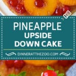 Pastel de piña al revés | Pastel de piña # tarta #ananas #postre #berry #dinneratthezoo
