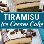Este pastel de helado de tiramisú pone capas de helado de café, pasteles sin batir y chocolate para una delicia decadente que es perfecta para el entretenimiento.  Anuncio de #FoundMyDelight