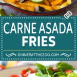 Receta de papas fritas Carne Asada |  Steak Fries #fries #frenchfries #steak #salsa #avocate #cheese # dinner # aperitivo #dinneratthezoo