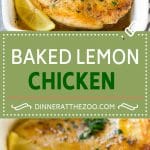 Receta de pollo al limón al horno |  Pechugas de pollo al horno |  Receta de pollo al limón |  Receta de pollo fácil