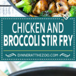 Receta de pollo salteado y brócoli |  Pollo Salteado # Pollo # Salteado # Brócoli # Champiñones # Cena # Saludable # Dinneratthezoo