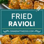 Receta de ravioles fritos |  Ravioles a la plancha |  Receta de ravioles |  Aperitivo italiano #ravioli # aperitivo #italiano #pasta #dinneratthezoo