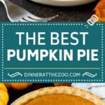 Receta casera de pastel de calabaza |  Pastel de calabaza # pieza # calabaza # hornear # acción de gracias # otoño # postre #dinneratthezoo