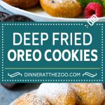 Receta de Oreo frito #oreos #cookies #postre #chocolate #dinneratthezoo