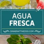 ¡Esta receta de agua fresco es una fórmula básica para hacer la bebida de frutas mexicana perfecta en todo momento!