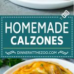 Receta Calzone |  Bolsillos de pizza #pizza #calzone #pepperoni #salchicha #pimientos # cena #Cazuelas online#queso