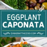 Esta receta de caponata es una mezcla dulce y salada de berenjenas, pimientos, tomates y aceitunas, todos cocinados juntos para crear un delicioso aperitivo.