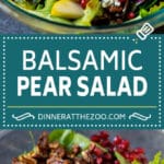 Receta de ensalada de peras #ensalada #peras # otoño #invierno # cena #dinneratthezoo