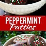 Receta de empanadas de menta |  Empanadas de menta caseras |  Receta de Galette de menta |  Receta York Peppermint Patty