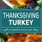 Receta de pavo de Acción de Gracias |  Pavo asado #turkey #gracias #fall # dinner #dinneratthezoo