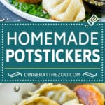 Receta Potstickers |  Receta de bola de masa #potstickers #dumpling #aperitivo # cerdo # cena #dinneratthezoo