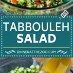Ensalada tabulé |  Tabouli # ensalada # trigo # tomates # pepino # saludable # guarnición # cena #dinneratthezoo